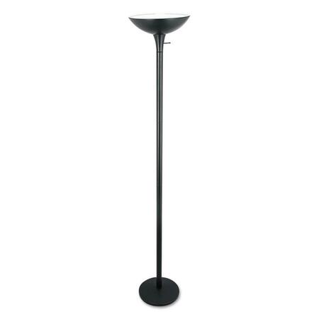 ALERA TECHNOLOGIES ALE Torchier Floor Lamp, 2 Prong - Black LMPF52B